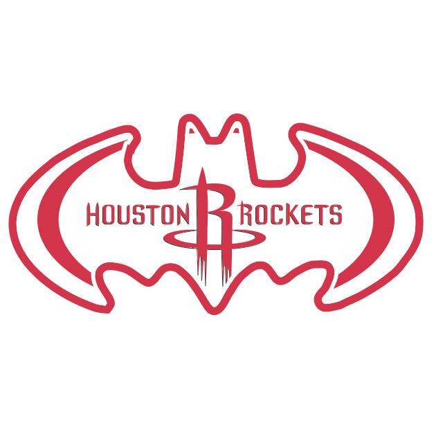 Houston Rockets Batman Logo iron on heat transfer